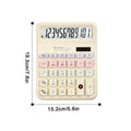 Pastel Aesthetic Calculator Solar / Battery Operated Big ( 1pc )