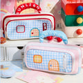 Pinteresty House Shaped Multipurpose Stationery Pencil Pouch ( 1pc )