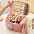Pinteresty Tulip Plush Cosmetic Makeup Vanity Organizer Pouch ( 1pc )