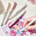 Pastel Double Head Soft Color Marker Highlighter Set ( 5pcs )