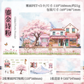 Seasonal Tour Scenery  Journaling Scrapbooking Stickers Sheets ( 3 Sheets )