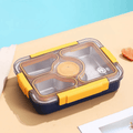 Four Compartment Transfer Proof 100% Leakproof Bento Lunch Box ( 1pc )