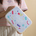 Pastel Lunch Time Three Compartment 100% Leakproof Bento Lunch Box ( 1pc )