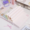 Kawaii Bear Confetti Magnetic Strap Notebook Diary ( 1pc )
