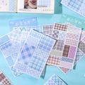 Checkered Twilight Journaling Scrapbooking Sticker Book ( 4sheets )