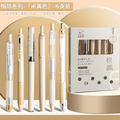 Aesthetic 6 in 1 Stationery Gel Pen Highlighter Set ( 1pc )