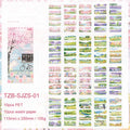 Seasonal Landscape PET Washi Journaling Scrapbooking Stickers Book ( 1pc )