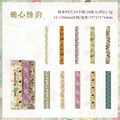Lingering Amidst the Flower Series Journaling Scrapbooking Stickers Strips ( 20pcs )