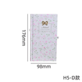 Fresh & Floral Bow Charm Hardbound Handbook Notebook Diary ( 1pc )