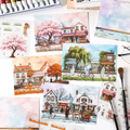 Seasonal Tour Scenery  Journaling Scrapbooking Stickers Sheets ( 3 Sheets )