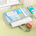Aesthetic Mesh File Folder / Document Horizontal Folder Organizer A4 ( 1pc )