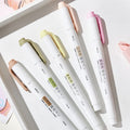 Pastel Double Head Soft Color Marker Highlighter Set ( 5pcs )