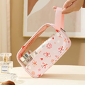 PVC Semi Transparent Small Travel Wash Bag ( 1pc )