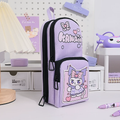 Sanrio Double Layer Multipurpose Pencil Stationery Pouch ( 1pc )