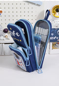 Space Astronaut Double Layer Multipurpose Pencil Stationery Pouch ( 1pc )