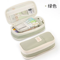Aesthetic Canvas Expandable Multipurpose Stationery Pouch ( 1pc )