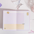 Kawaii Bear Confetti Magnetic Strap Notebook Diary ( 1pc )