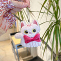 Princess Cat Plush Keychain ( 1pc )