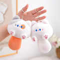 Kitty Cat Soft Plush Keychain ( 1pc )