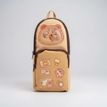 Capybara Confetti Charm Double Layer Multipurpose Pencil Stationery Pouch