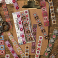 Lingering Amidst the Flower Series Journaling Scrapbooking Stickers Strips ( 20pcs )
