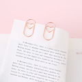 Aesthetic Paper Clip Bookmarks ( 8pcs )