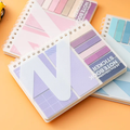 Aesthetic Combination Sticky Notes Spiral Notebook Diary ( 1pc )