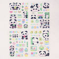 Panda PET Sticker Sheets ( 4 sheets )