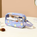 PVC Semi Transparent Small Travel Wash Bag ( 1pc )