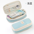Aesthetic Canvas Expandable Multipurpose Stationery Pouch ( 1pc )