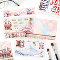 Seasonal Tour Scenery  Journaling Scrapbooking Stickers Sheets ( 3 Sheets )