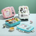 Retro TV Bento Meal Stainless Steel Three Compartment 100% Leakproof Lunch Box ( 1pc )