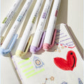 Pastel Double Head Soft Color Marker Highlighter Set ( 5pcs )