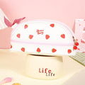 Pinteresty Bow Double Layer Stationery Pouch ( 1pc )