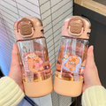 Capybara Double Sipper Water Bottle 580ML ( 1pc )