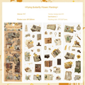 Medieval Story Retro Vintage Journaling Scrapbooking Sticker Sheets ( 3sheets )