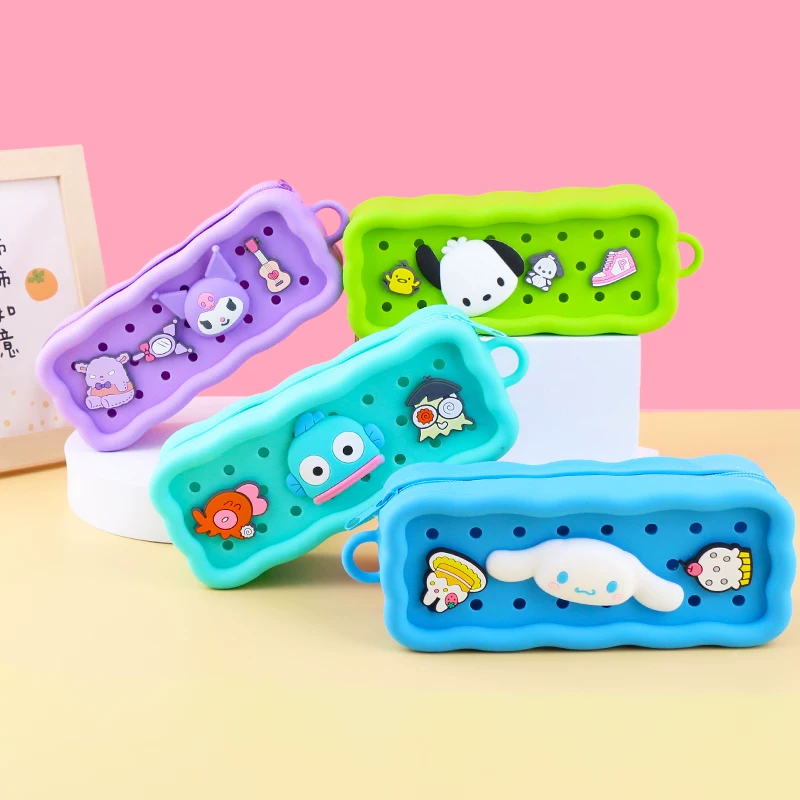 Sanrio Silicone Stationery Multipurpose Pencil Pouch ( 1pc )