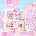 Checkered Twilight Journaling Scrapbooking Sticker Book ( 4sheets )