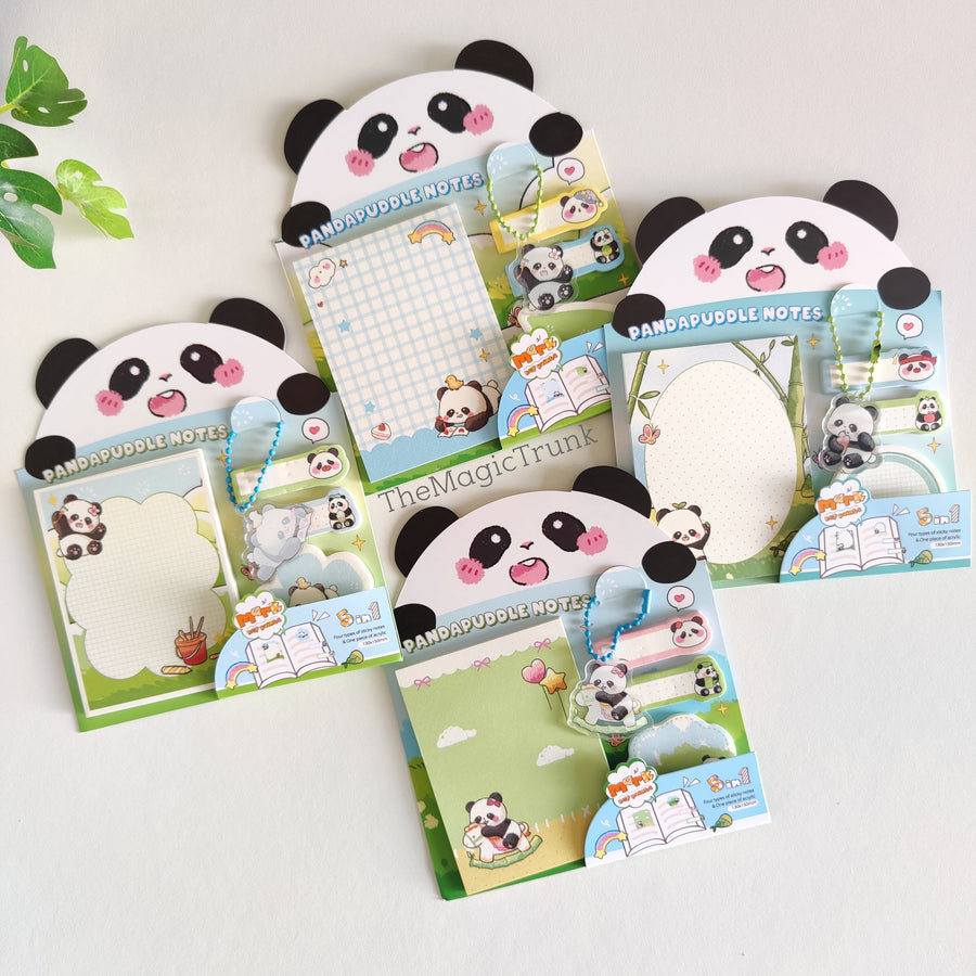 Panda Puddle Sticky Notes ( 1pc )