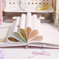 Kawaii Bear Confetti Magnetic Strap Notebook Diary ( 1pc )