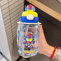 Panda Bunny Superhero Character Sipper Water Bottle 650ML ( 1pc )
