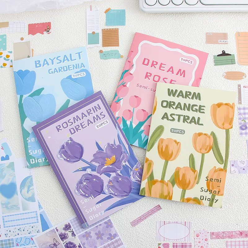 Pastel Dream Journaling Scrapbooking Sticker Book ( 20sheets )