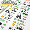 Panda PET Sticker Sheets ( 1pack )