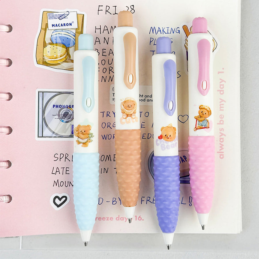 Cute Bear Grip Mechanical Pencil ( 2pcs )