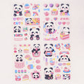 Panda PET Sticker Sheets ( 4 sheets )