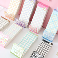 Aesthetic Grid Pattern Memo Pad Sheets ( 1pc )
