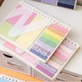 Aesthetic Combination Sticky Notes Spiral Notebook Diary ( 1pc )