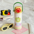 Pinteresty Pastel Pop Double Sipper Stainless Steel Bottle ( 1pc )