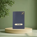 Personalized Nexon Leather Passport Cover - Royal Blue