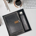 Classy Executive Diary + Classic Metal Pen + Classic Smart Bottle  - Black